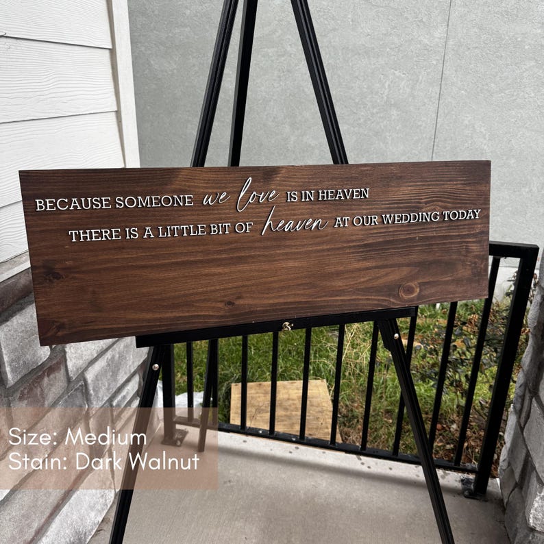 Rustic Wedding Ceremony In Loving Memory Wedding Father of Bride