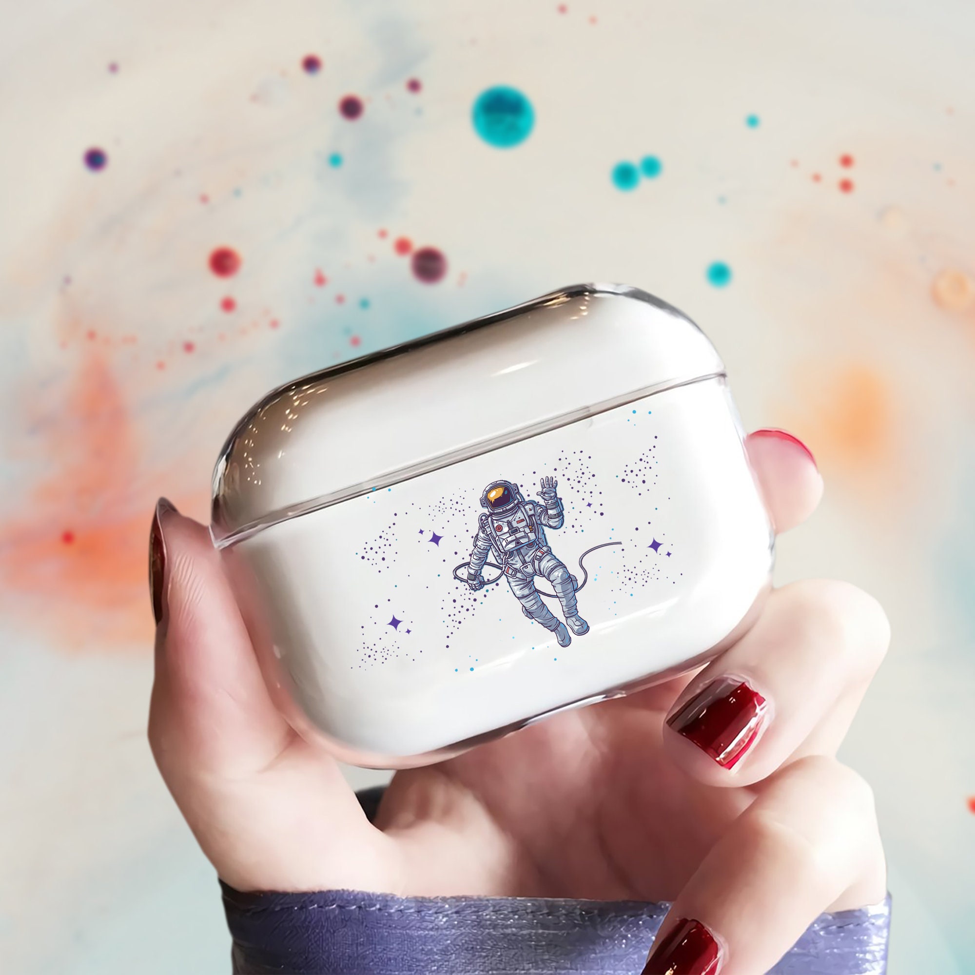 Astronaut Custom AirPod caseAirpod Clear Case AirPod Pro | Etsy