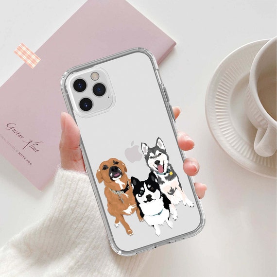 Three Dogs Drawing Custom Phone Case Dog Cartoon Custom Case - Etsy Three Dogs Drawing Custom Phone Case Dog Cartoon Custom Case - Etsy