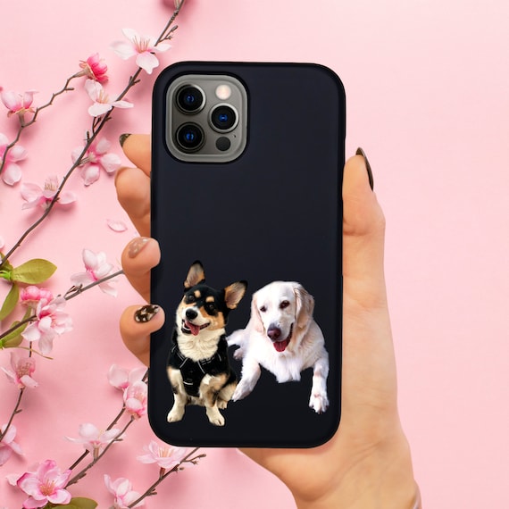 Dog Custom Phone Case Two Dog Custom Case Iphone 11 Case Etsy