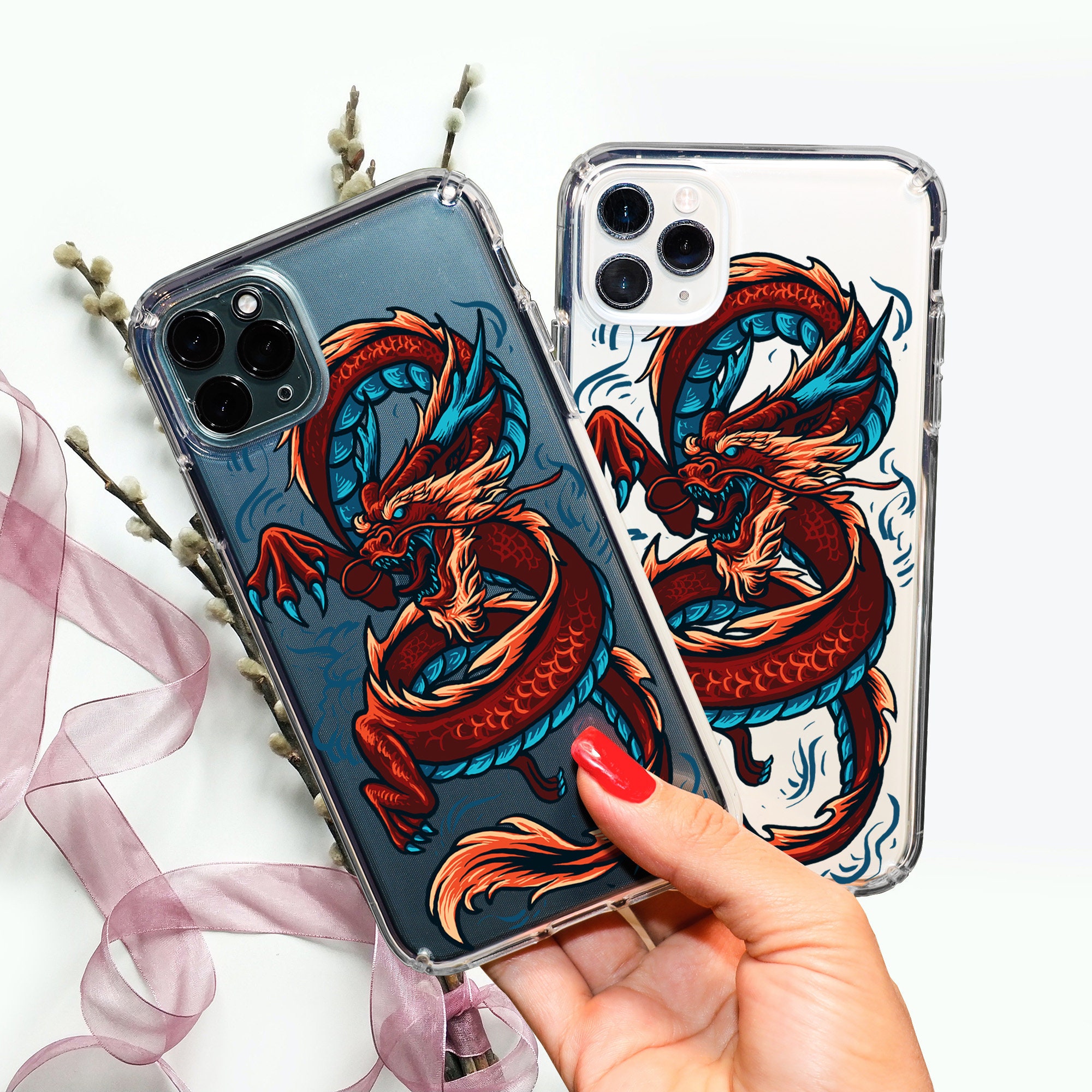 Dragon iPhone Case Clear iPhone caseiPhone 11 Case Clear Etsy