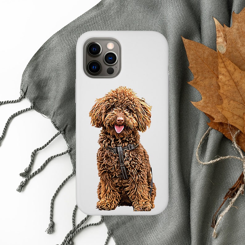 Dog Portrait Custom Phone Case Custom Pet Phone Case Iphone Etsy