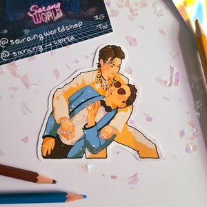PSY & SUGA da BTS Stickers Pegatinas That That