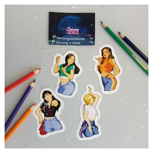 MAMAMOO Stickers Pegatinas Dingga Day & Party