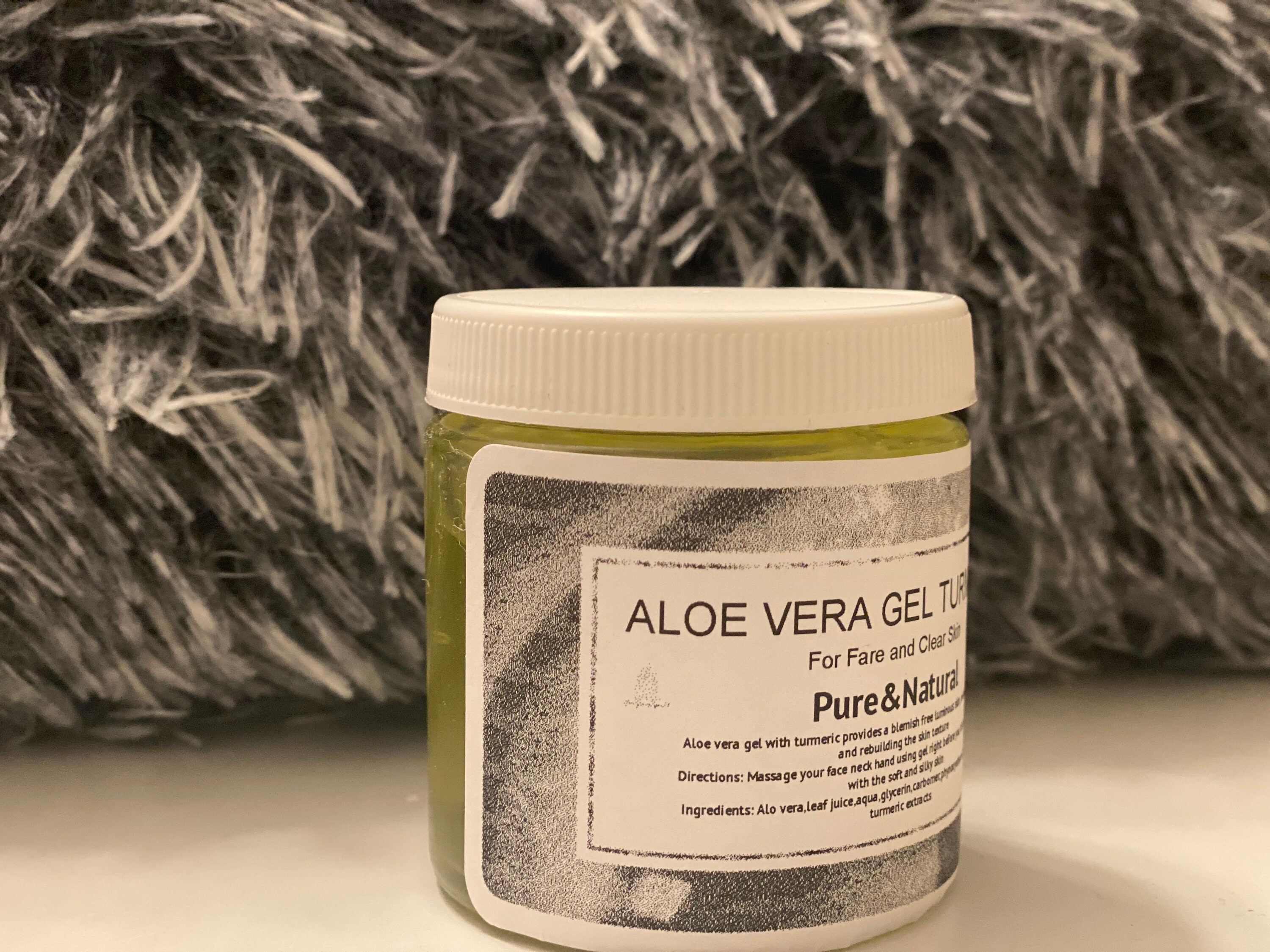 Aloe Vera Gel TURMERIC turmeric Alo Vera Acne treatment Etsy