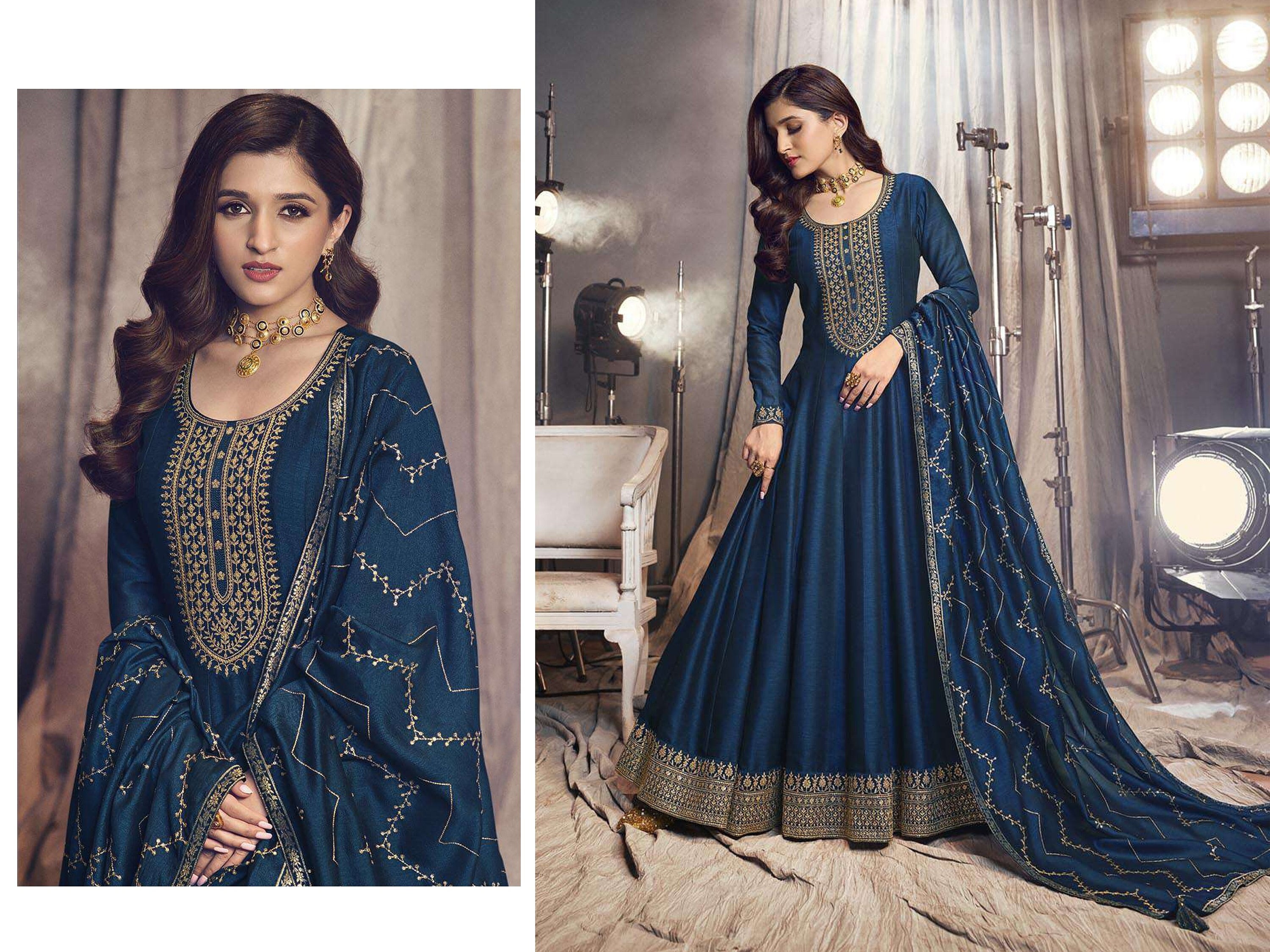 Buy Sky Blue Gown Online In India - Etsy India