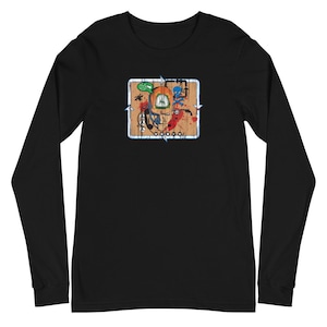 Jayne Talking Head Long Sleeve - BLACK Unisex Long Sleeve Tee
