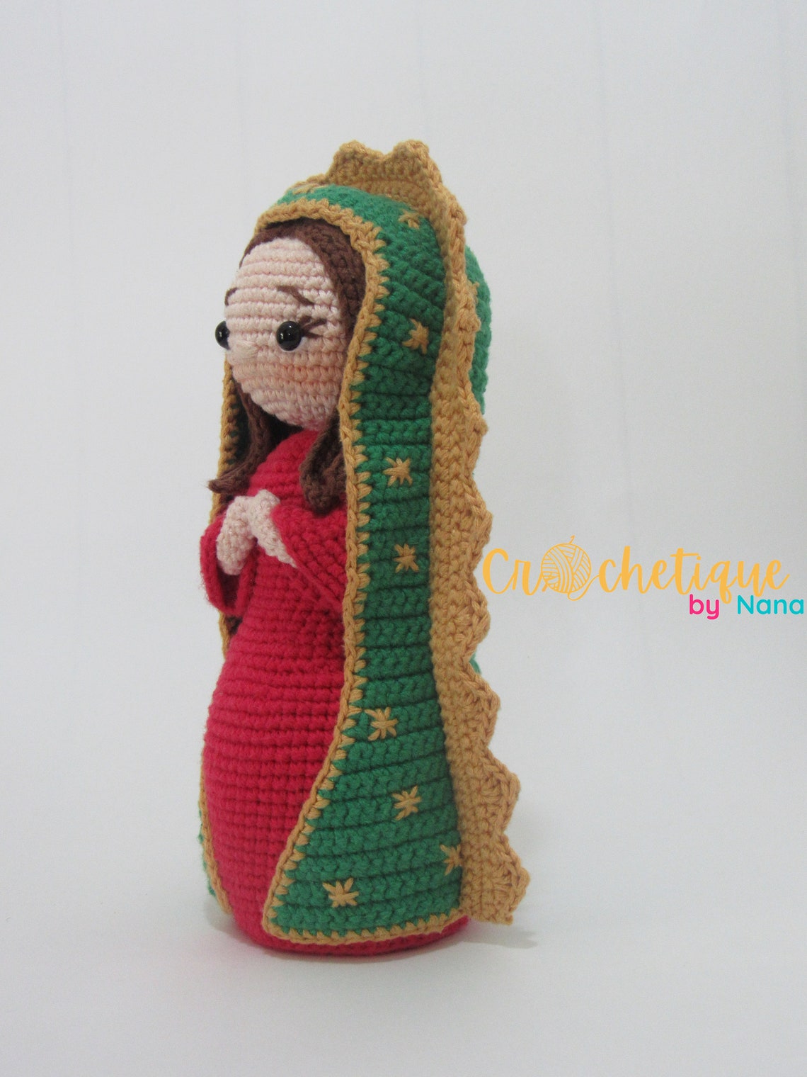 Our Lady of Guadalupe Mexico Crochet Pattern Virgen de Etsy México