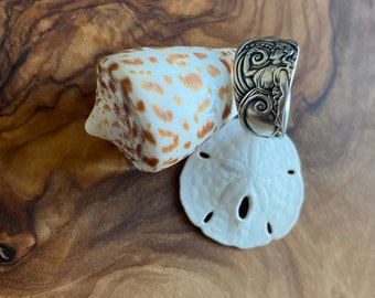 Vintage Handmade Spoon Ring Circa 1891 Siren Mermaid Pattern Silver Plated