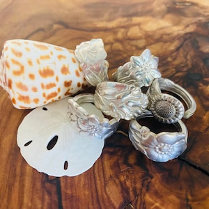 Vintage Handmade Floral Spoon Pinky Rings Design of your Choice All Size 4