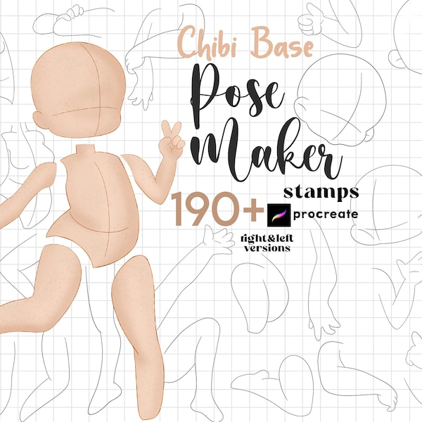Chibi Drawing Base - Etsy