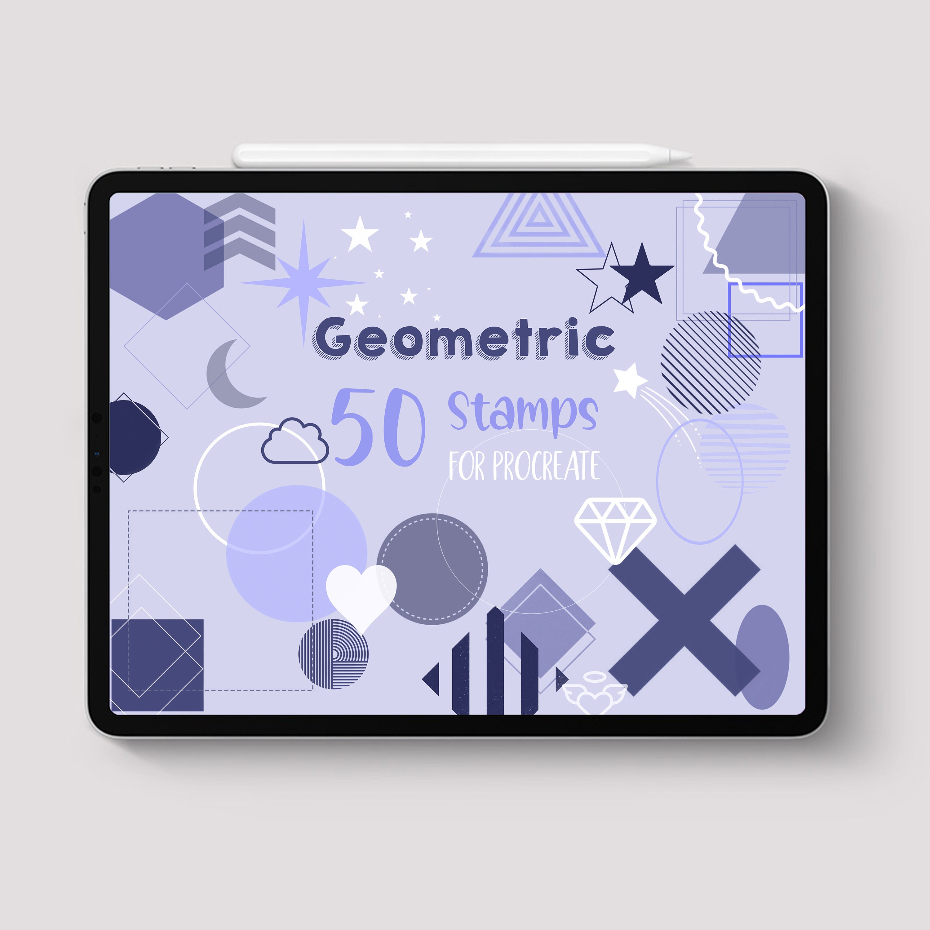 geometric shapes procreate