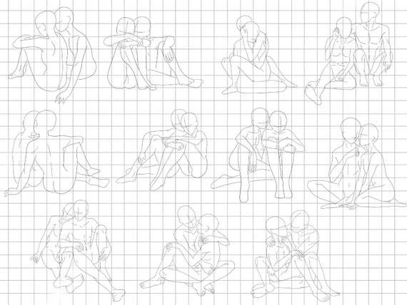 Procreate 50 Sexy Anime Female Body Poses Stamps Procreate -  Finland