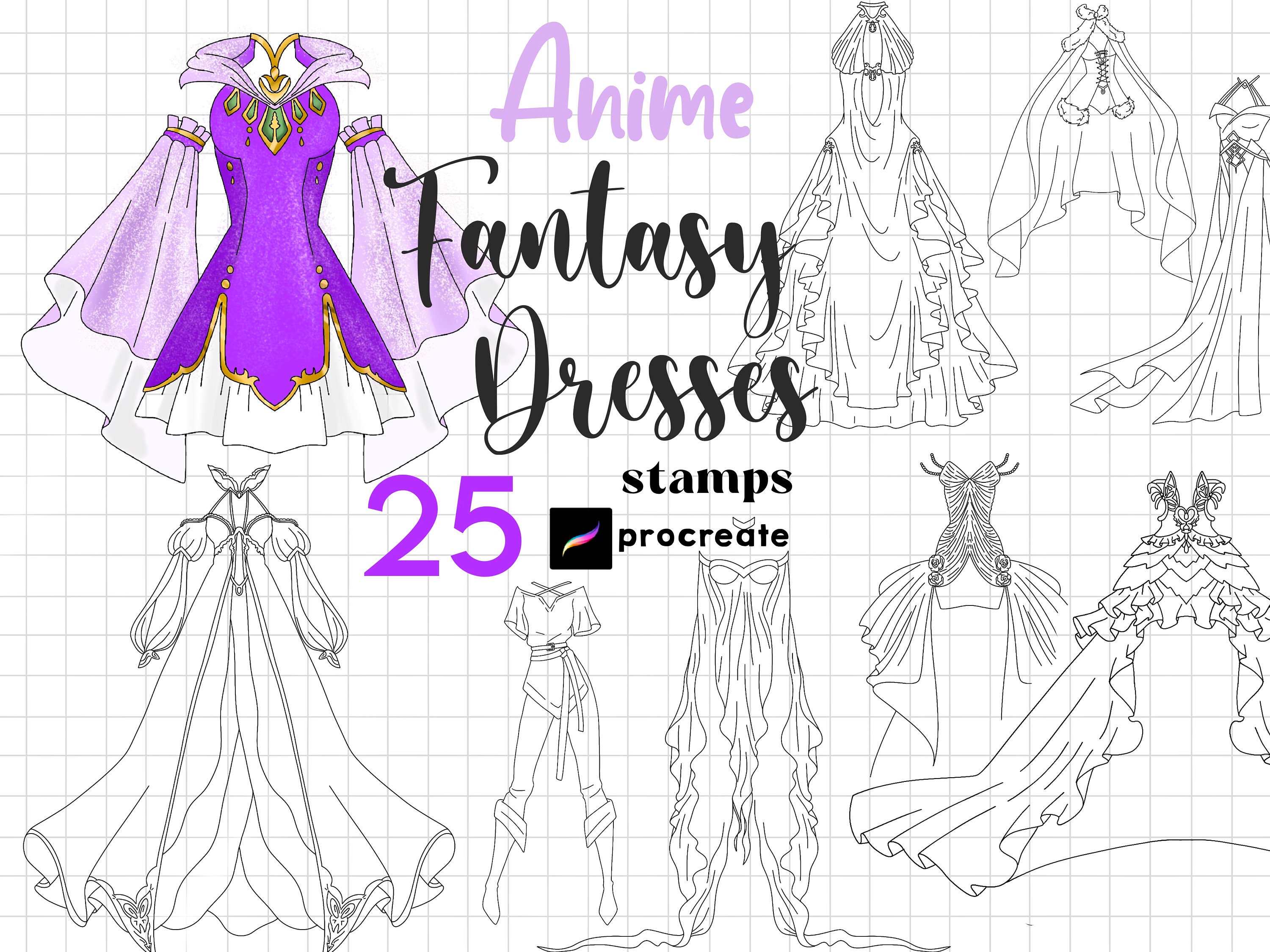 How to Draw Anime Manga Fantasy Costume Design Clothing Equipment Guide  Book nz