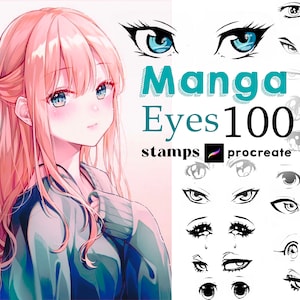Pinceau pour procréer des yeux d'anime yeux de manga procréer des yeux d'anime manga chibi guides pour les yeux procréer des yeux de portrait dessin kawaii