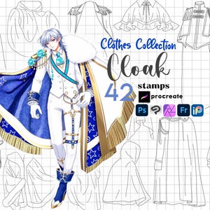 男 ファンタジー 衣装 透過素材 ファンタジー衣装 男性50枚 立ち絵作成用・魔法使い 騎士 戦士 貴族 詩人 聖職