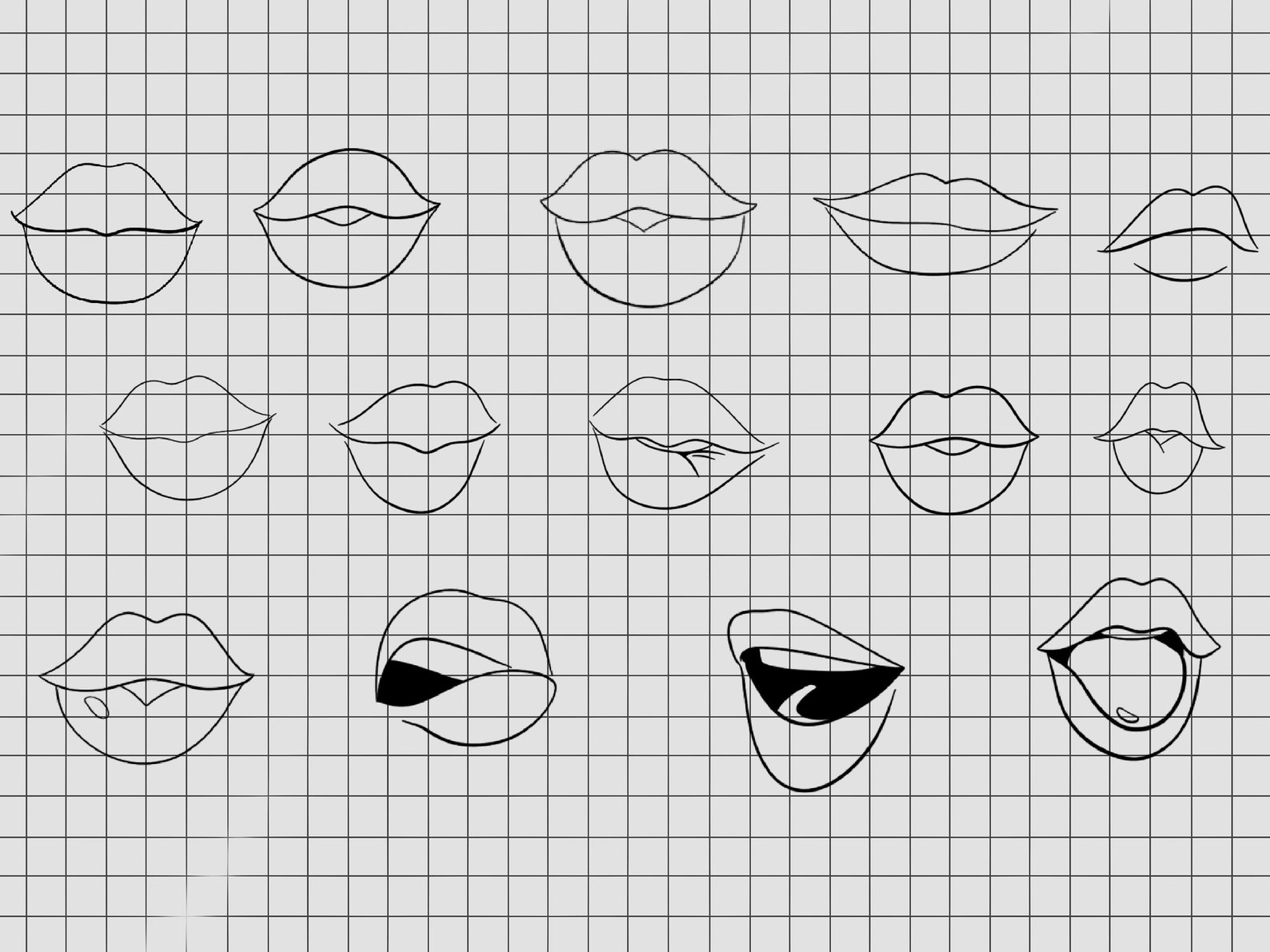 Procreate Doll Creator Stamps : Cartoon Doll Drawing Maker Reference ...