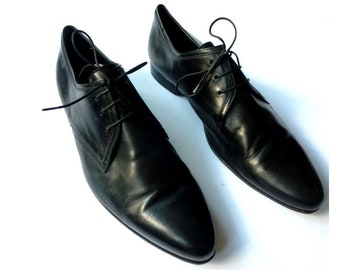 Hugo Boss Men Shoes Oxfords Black Genuine Leather Men Size  EU 44 / UK 10