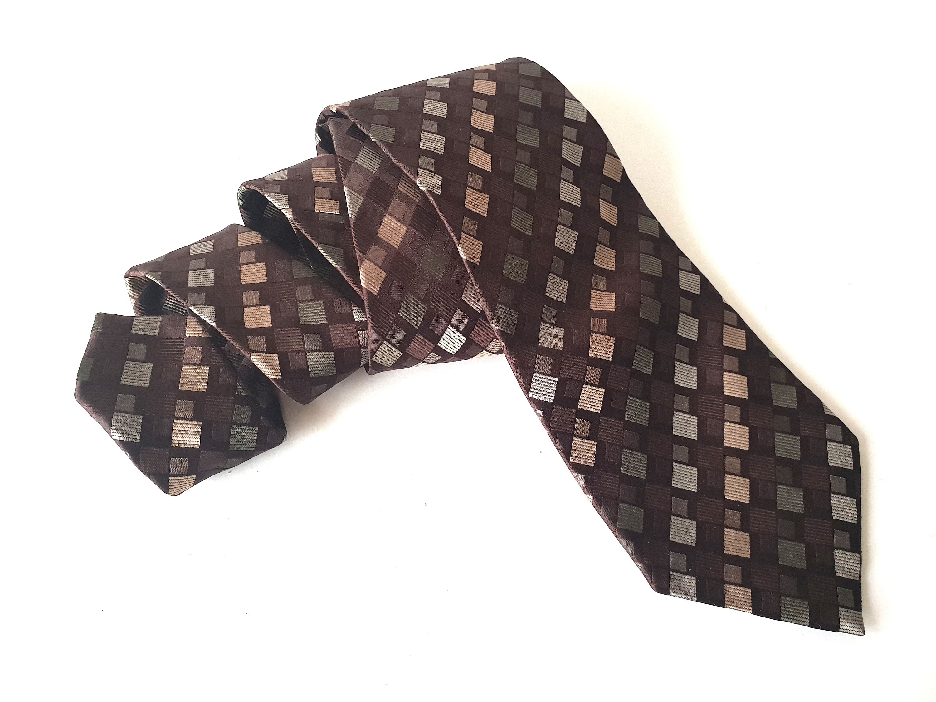 GIORGIO ARMANI Tie Silk Vintage Men Necktie Made in Italy