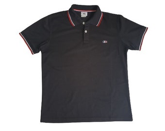 Vintage Lacoste Polo Shirt Black Men Size S / M Made in France