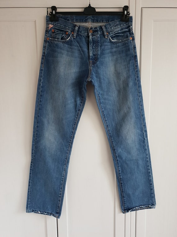 Vintage Ralph Lauren Jeans Slim Blue Denim Pants Men Size W31 L32 