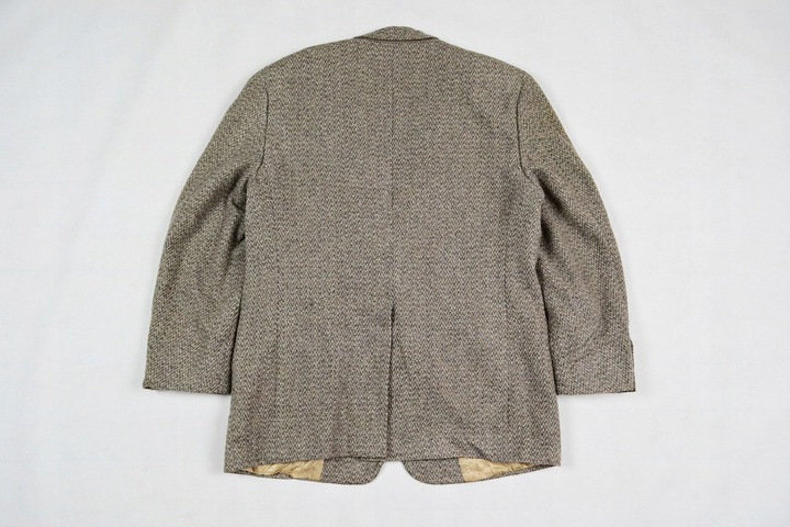 Vintage Christian Dior Suit Jacket Blazer Beige Gray Pure | Etsy