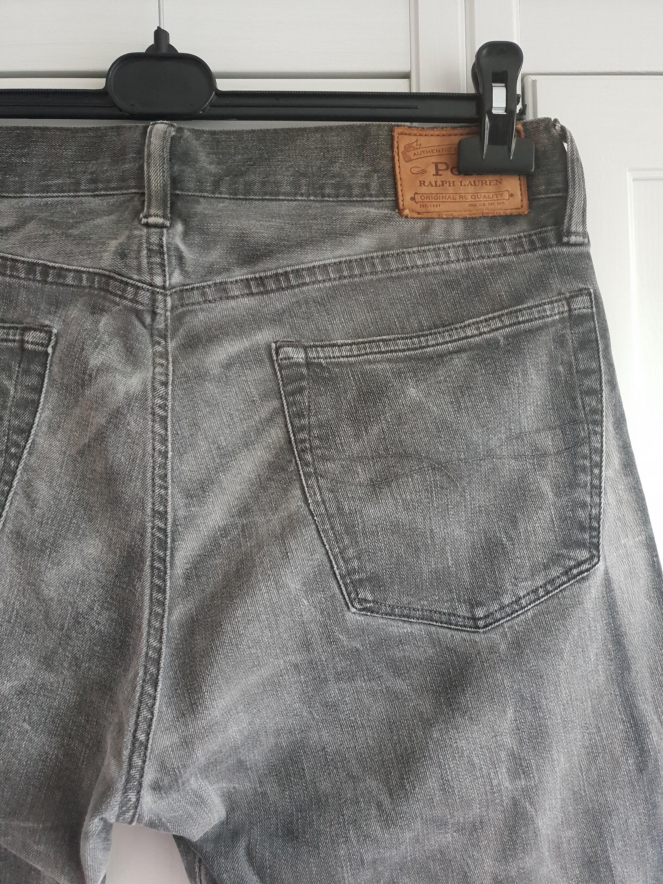 Vintage Polo Ralph Lauren Jeans Gray Denim Pants Men Women