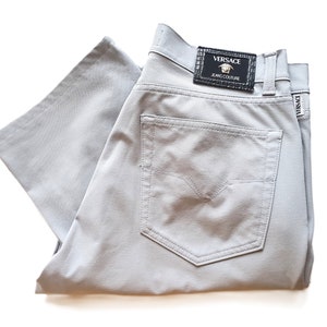 Vintage Versace Jeans Couture Gray Pants Men Size W32 L36  32 x 36