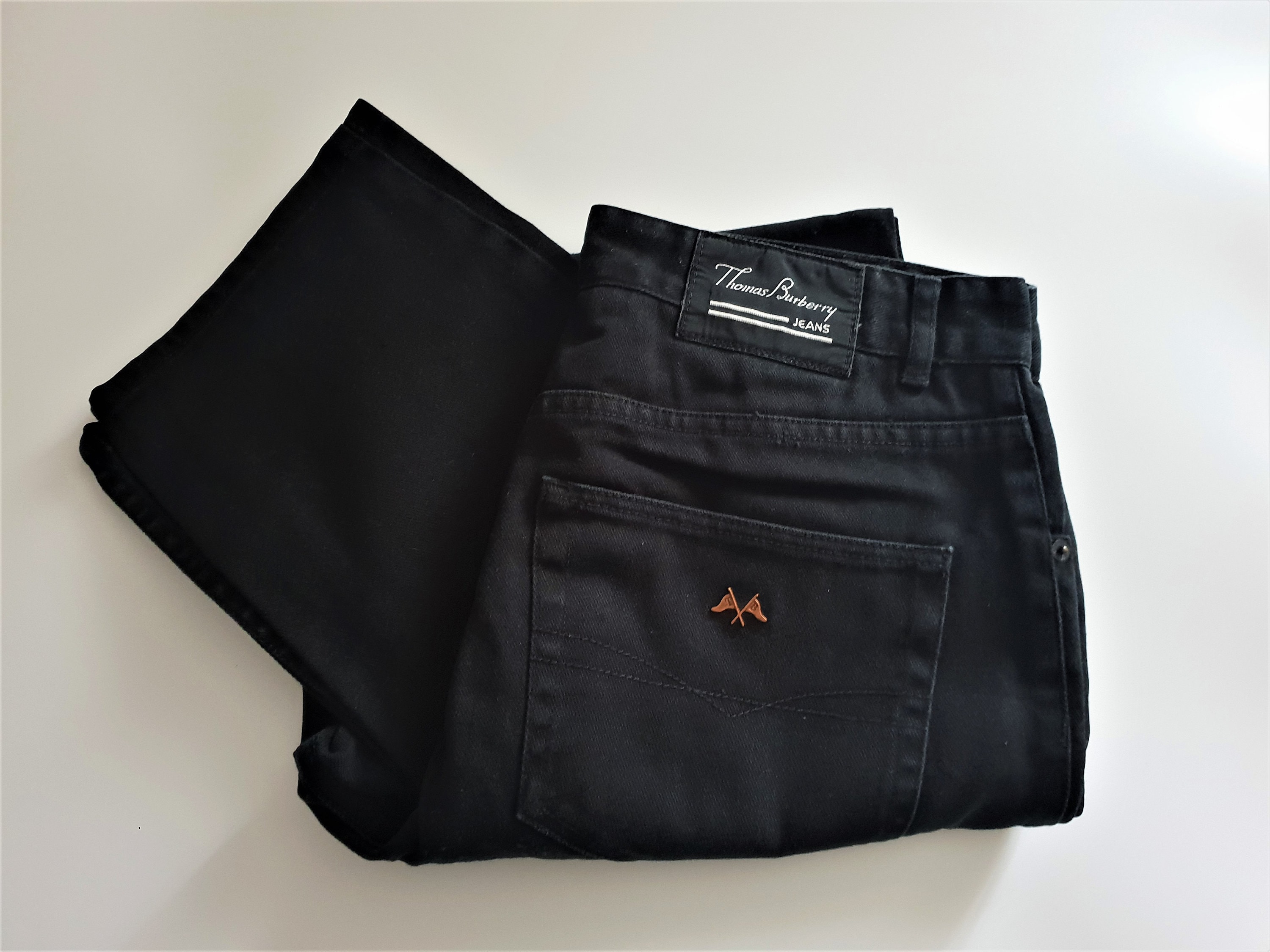 Burberry Denim Pants Mens Fashion Bottoms Jeans on Carousell