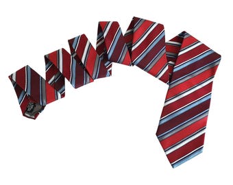 KENZO Men Silk Necktie 90's Vintage Classic Retro Tie Made in Italy