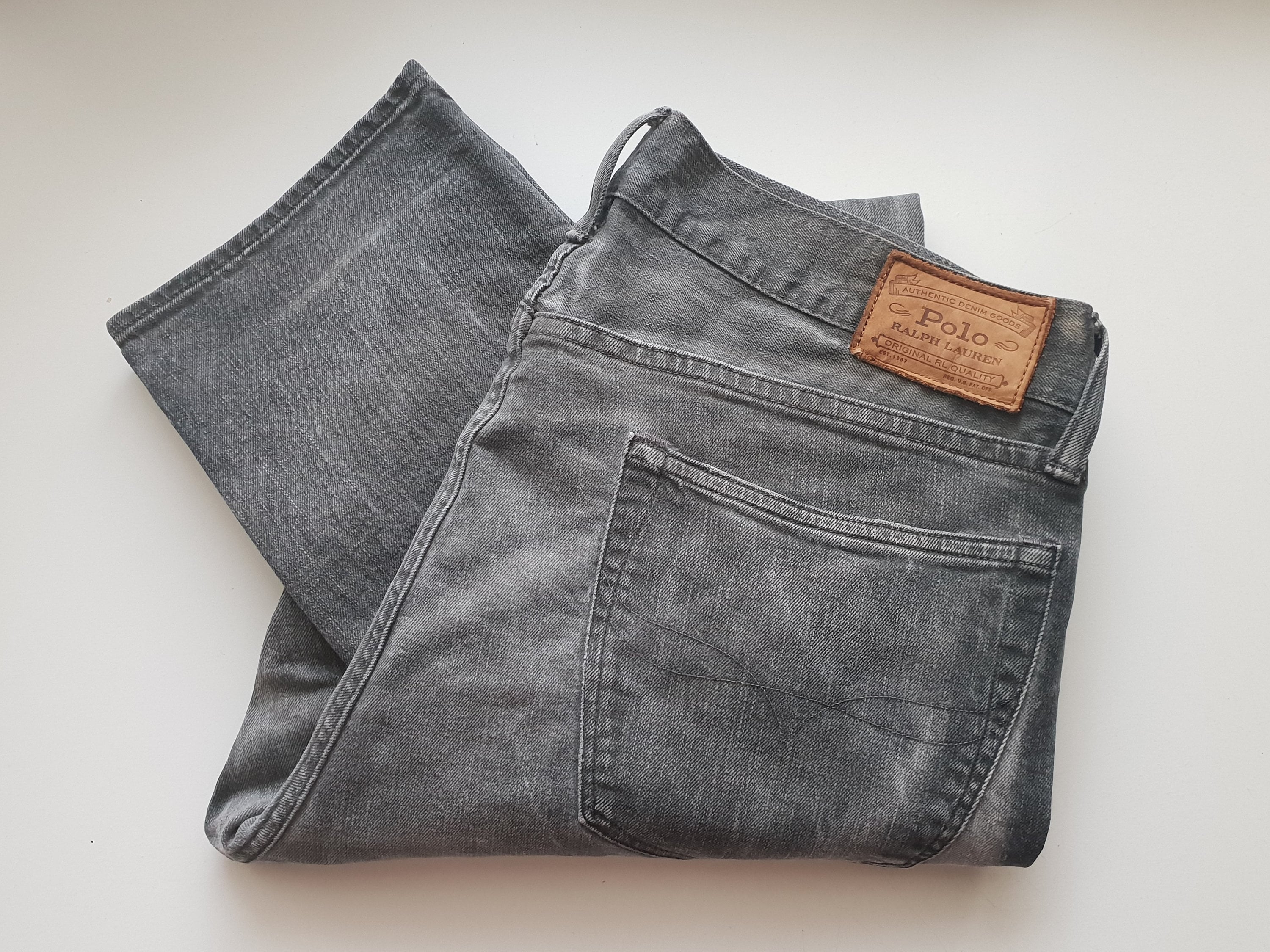 Ralph Lauren ライトグレー デニム 32/32 Ralph Lauren ライトグレー デニム 32/32