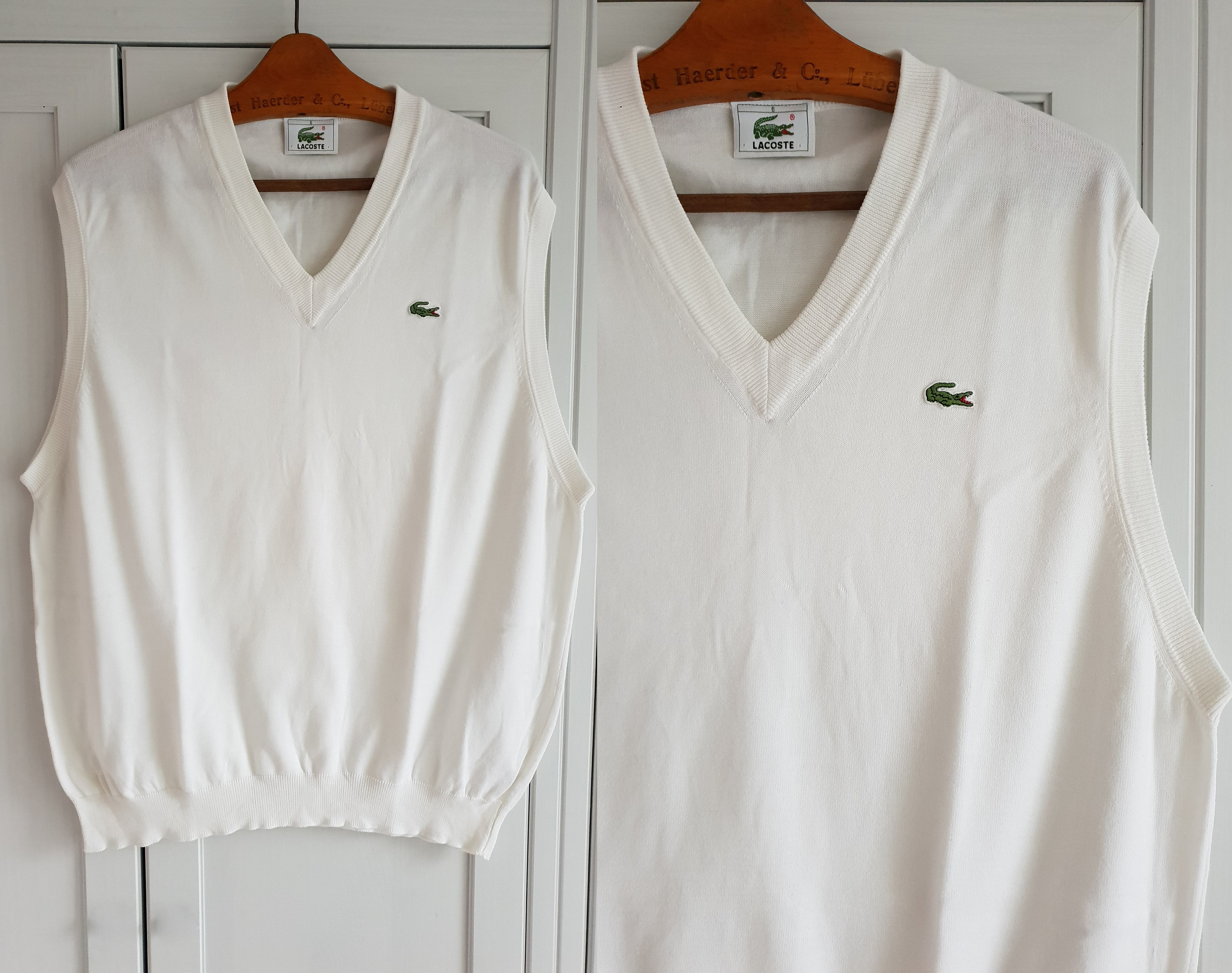Vintage Lacoste Knit Pullover Vest 