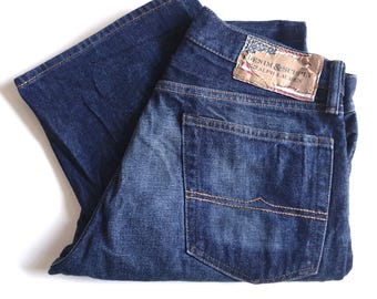 RALPH LAUREN Jeans Boutcut Denim & Supply Ralph Lauren Pantalones vaqueros azul oscuro estilo vintage Y2K para hombre Talla W33 L34