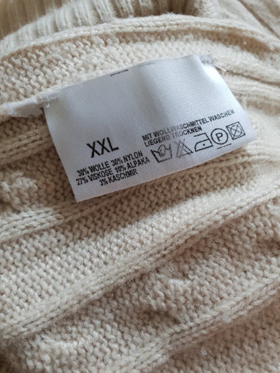Pull Col V Homme Jan Paulsen En Coton Gris - Taille L, Occasion Très Bon état
