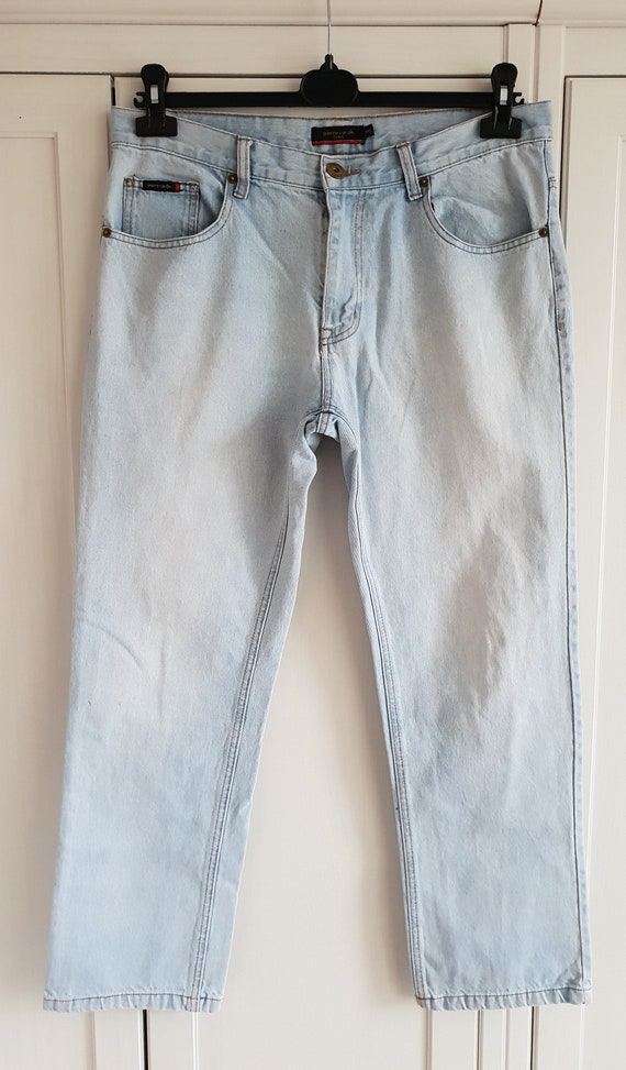 Vintage Pierre Cardin Jeans Light Blue Denim Pant… - image 3