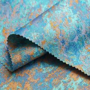 Sternenhimmel Jacquard Stoff: Polyester Brokat für Couture Kostüm