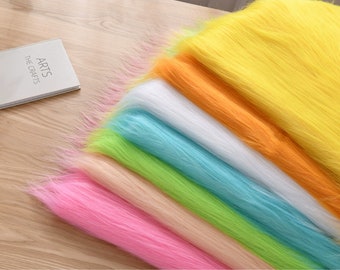Long Pile Faux Fur Fabric: Luxury Shag Cosplay Material