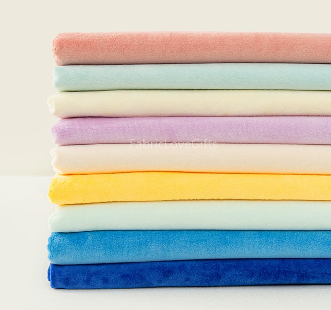 Smooth Minky Cuddle Fabric - Plush Toy Material, 1/2 Yard - Etsy