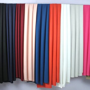 Stretch Knitted Polyester Fabric: DIY Sewing Material By The Half Yard