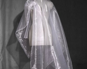 Bleach Organza Fabric, Dense Organza, Stiff Organza, Translucent Organza By The Yard