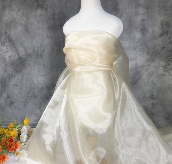 Robe organza transparent hotsell