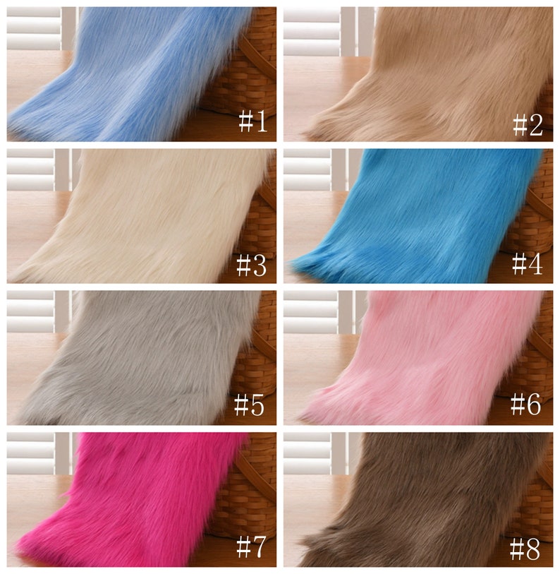 Long Pile Faux Fur Fabric: Luxury Shag, Cosplay Fursuit Material - by ...