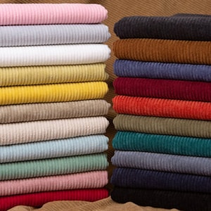 Corduroy Fabric - Winter Fabric - Coat Fabric - Pillowcase Fabric - Clothing Fabric - Sofa Fabric - By the half yard