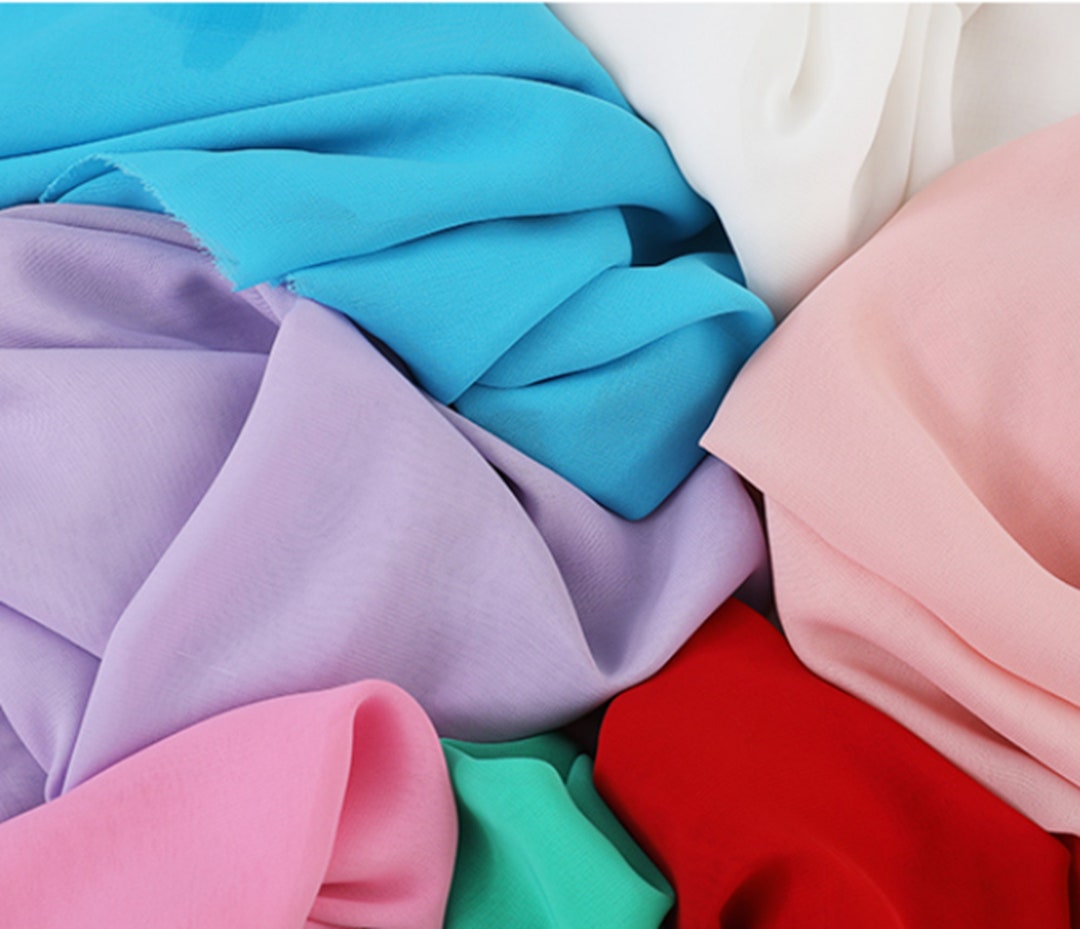 Chiffon Fabric Summer Dress Fabric Opaque Drape Skirt Fabric Etsy