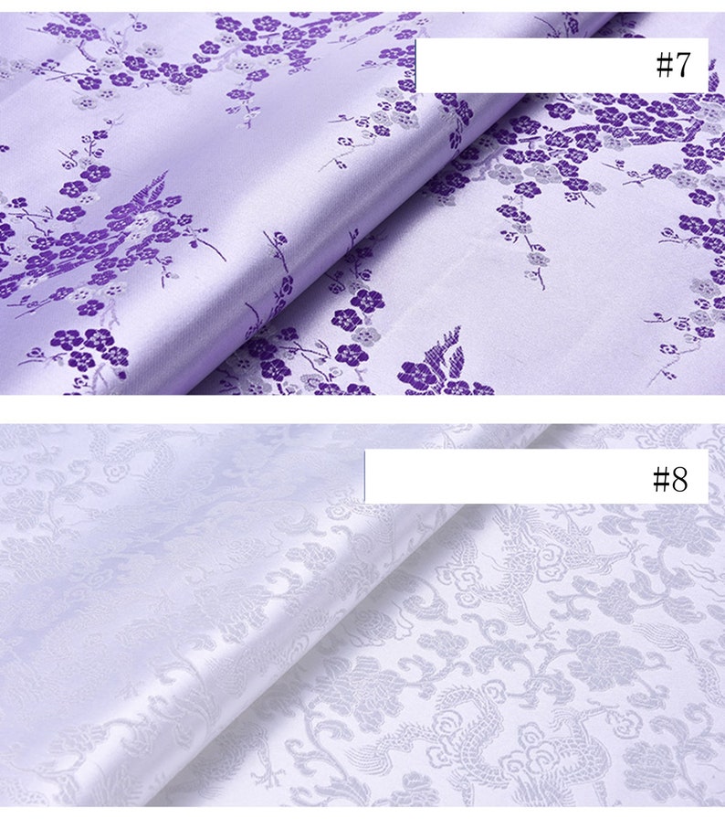Floral Jacquard Brocade Fabric: High-end Polyester, by the Yard - Etsy