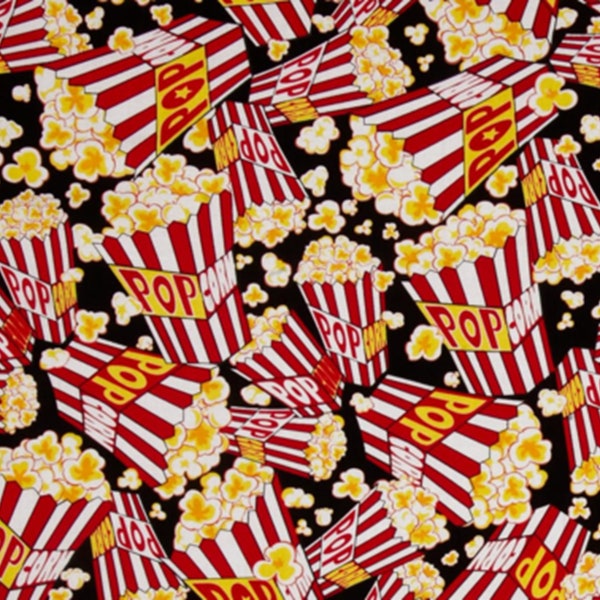 Width 55'' Japanese Fabric - Popcorn printed fabric - Pure Cotton - Sewing Fabric by the half yard