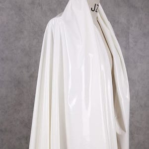4-Way Stretch Faux Leather Fabric: Mirror Bright Waterproof PU Clothing (Half Yard)