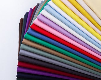 100% Cotton Plain Weave Fabric - Shirt Fabric - By The Half Yard
