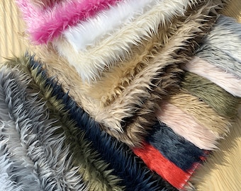 Long Pile Faux Fur Fabric: Luxury Shag, Cosplay Material