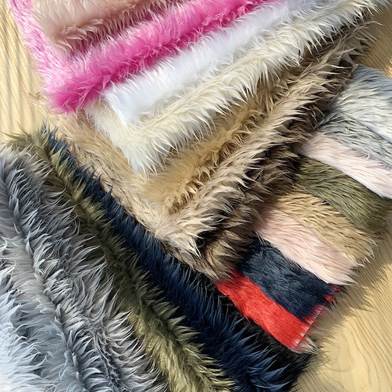 Long Pile Fur Fabric Faux Fur Fabric Cosplay Fur Fabric Etsy
